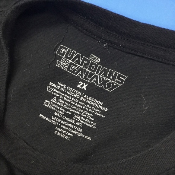 Marvel Guardians of the Galaxy 2X mens graphic tee black - Picture 5 of 11
